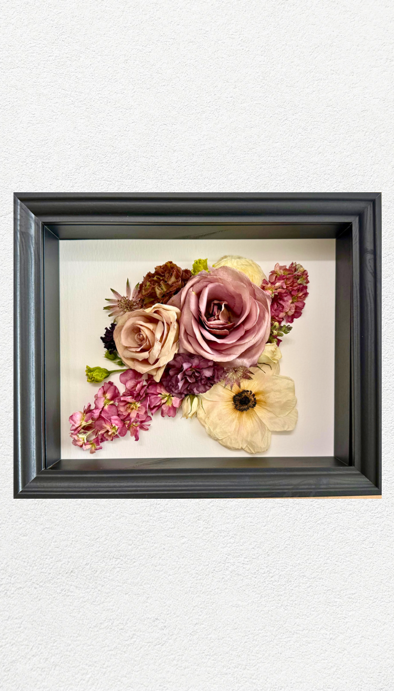 Floral Preservation Shadow Box 8X10