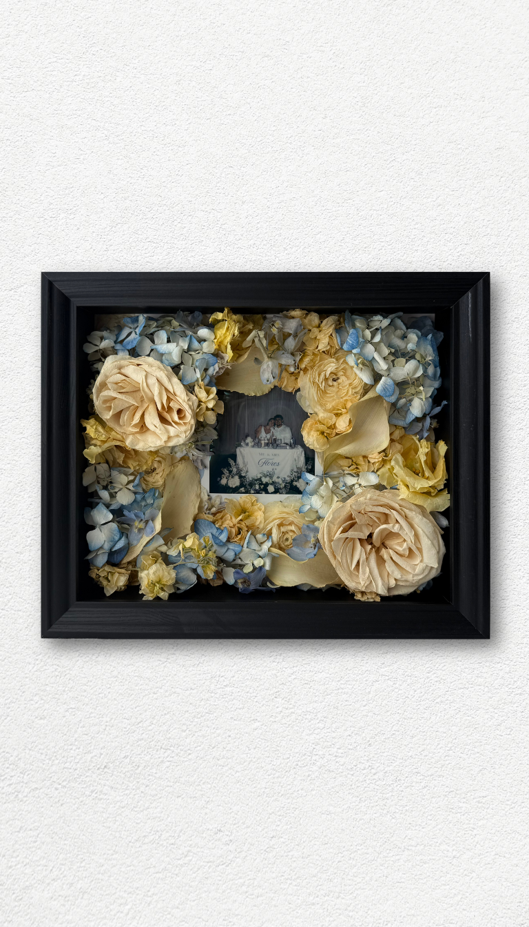 Floral Preservation Shadow Box 8X10